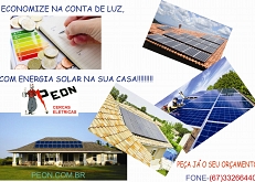 Economize na conta de luz, com energia solar na sua casa!